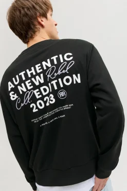 JJ REBEL Sudadera holgada backprint^Hombre Sudaderas