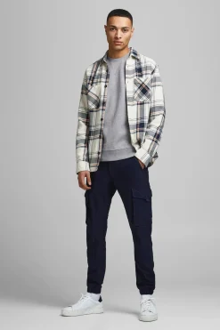 Jack & Jones Sudadera lisa algod&oacute;n^Hombre Sudaderas