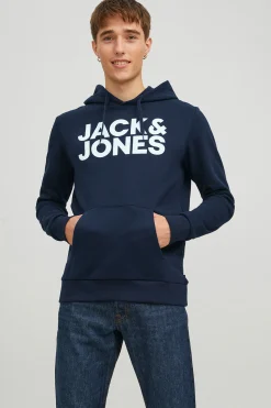 Jack & Jones Sudadera logo capucha^Hombre Sudaderas