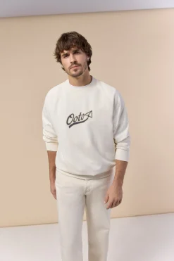 OOTO Sudadera logo cuello redondo^Hombre Sudaderas