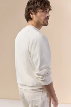 OOTO Sudadera logo cuello redondo^Hombre Sudaderas