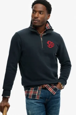 Superdry Sudadera media cremallera neon^Hombre Sudaderas