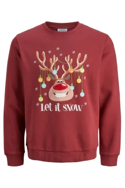 Jack & Jones Sudadera navide&ntilde;a cuello redondo^Hombre Sudaderas