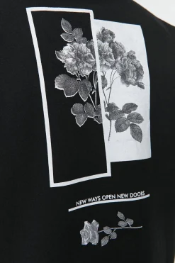 Trendyol Sudadera print floral^Hombre Sudaderas