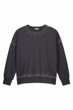 Slowlove Sudadera tachas^Mujer Sudaderas