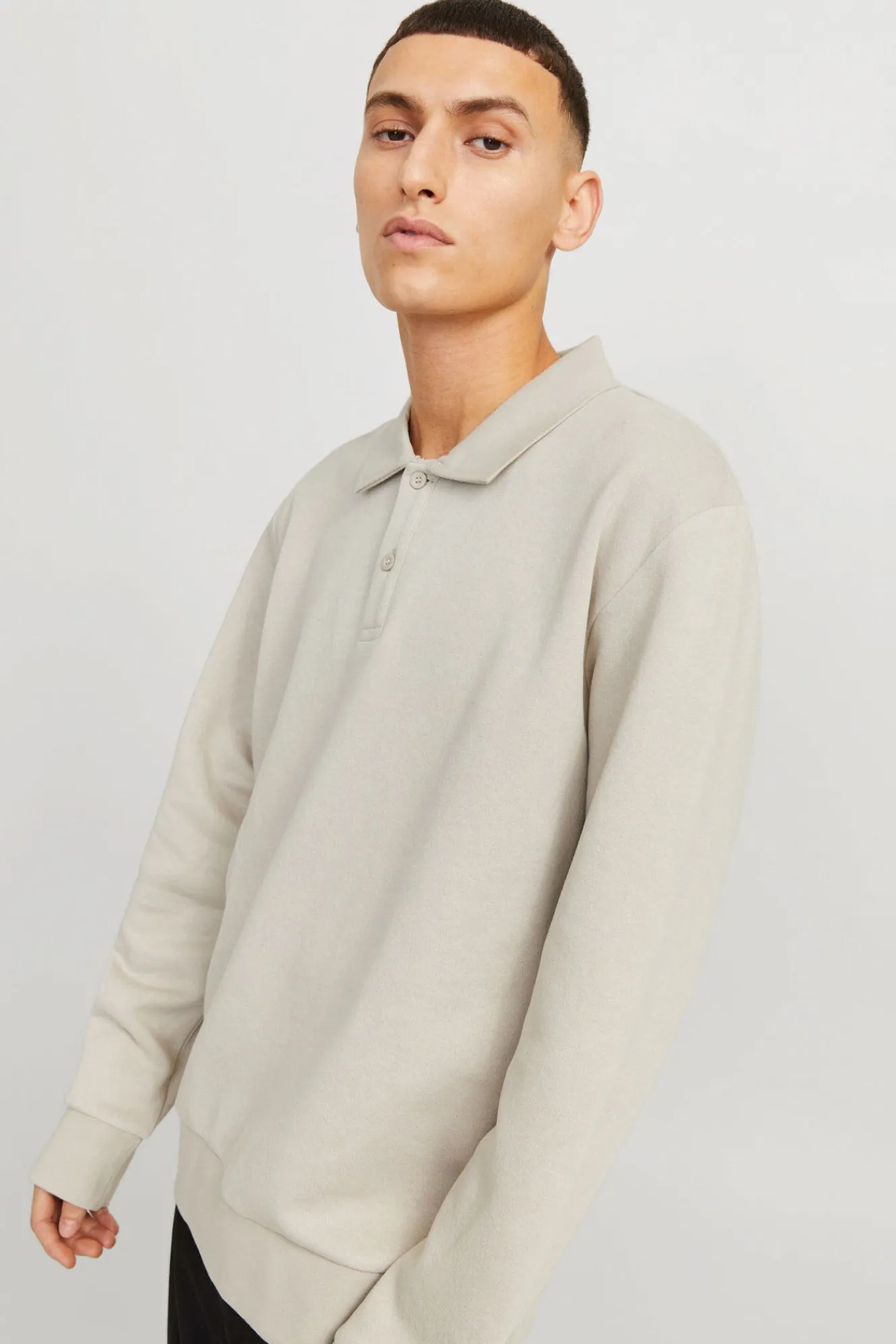 Jack & Jones Sudadera tipo polo^Hombre Sudaderas