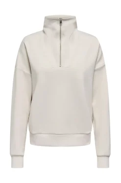 Only Play Sudadera zip cuello alto^Mujer Sudaderas|Total Look