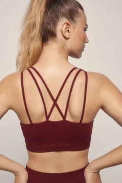Dash and Stars Sujetador deportivo SEAMLESS COMFORT burdeos^Mujer Deporte