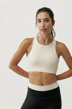 Born Living Yoga Sujetador top deportivo Fiorella /blanco^Mujer Deporte