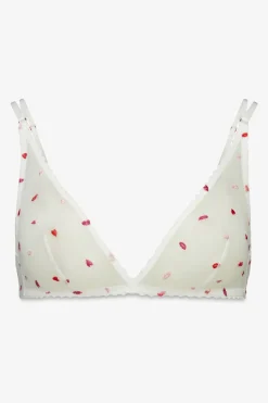 Women'secret Sujetador triangular halter tul blanco FANTASTIC^Mujer Sujetadores