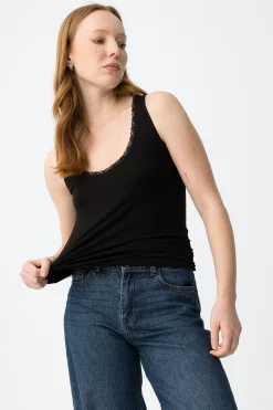 Tiffosi Top ajustado sin mangas^Mujer Camisetas