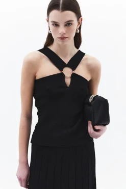 Oxxo Top con escote halter^Mujer Camisetas