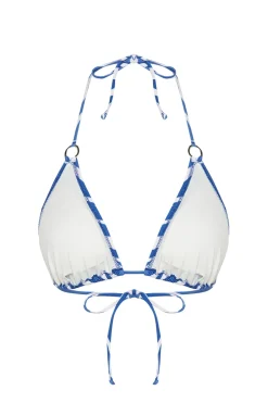 Trendyol Top de bikini triangular animal print^Mujer Baño