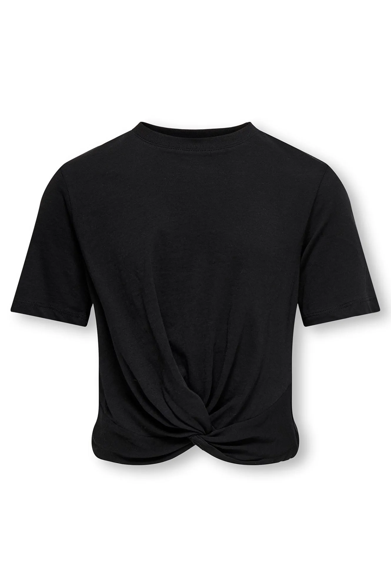 Only Girls Top de manga corta con nudo^Niños Camisetas