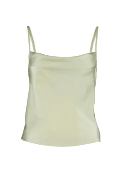 Trendyol Top de tirantes satinado^Mujer Camisetas