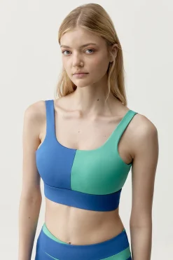 Born Living Yoga Top deportivo Kate azul/turquesa^Mujer Deporte