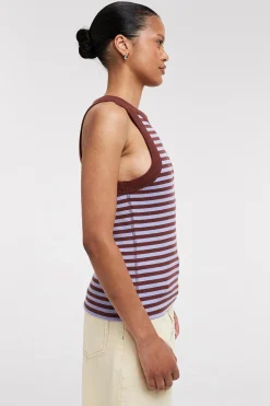 Topshop Top estampado espalda cruzada^Mujer Camisetas