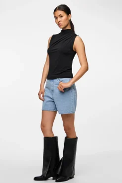 Pieces Top fruncido^Mujer Camisetas