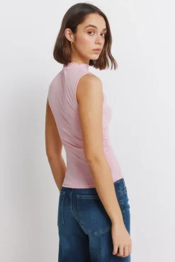 Springfield Top fruncido^Mujer Camisetas