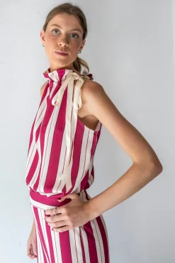 Cul Sac Top halter anudado^Mujer Camisetas|Total Look