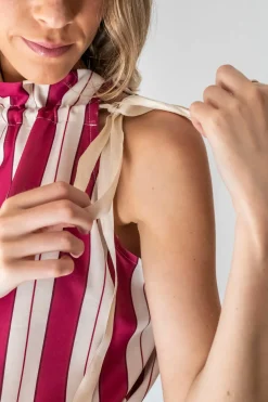 Cul Sac Top halter anudado^Mujer Camisetas|Total Look