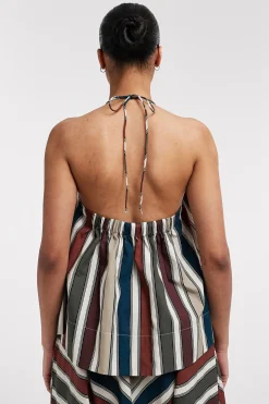 Topshop Top halter estampado^Mujer Camisetas|Total Look