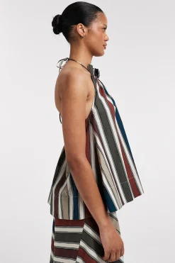 Topshop Top halter estampado^Mujer Camisetas|Total Look