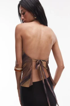 Topshop Top halter neck^Mujer Camisetas|Total Look