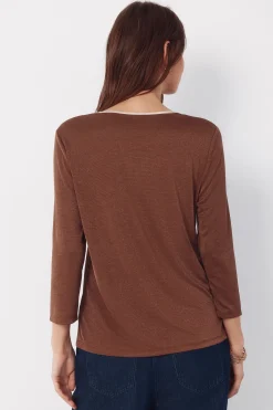 Cortefiel Top lagrima contraste^Mujer Camisetas