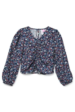 Vero Moda Girl Top manga larga flores^Niños Camisetas