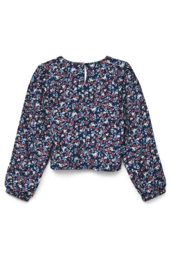 Vero Moda Girl Top manga larga flores^Niños Camisetas