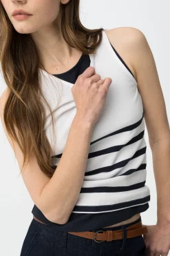 Tiffosi Top sin mangas ajustado^Mujer Camisetas