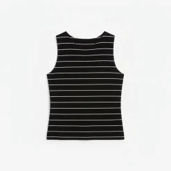 Springfield Top sin mangas cuello redondo algod&oacute;n^Mujer Camisetas|Basic Bar