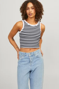 Jack & Jones Top tirantes rib rayas^Mujer Camisetas