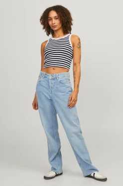 Jack & Jones Top tirantes rib rayas^Mujer Camisetas