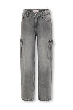 Only Girls Vaquero cargo de ni&ntilde;a^Niños Pantalones