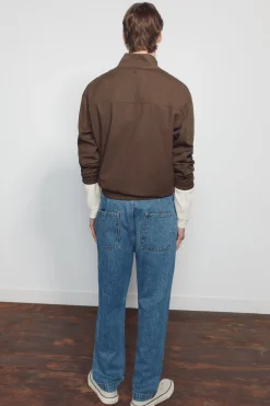 Springfield Vaquero chino sobretintado relaxed fit^Hombre Jeans|Pantalones