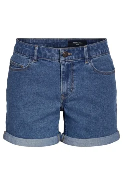 Noisy May Vaquero corto b&aacute;sico con dobladillo^Mujer Pantalones