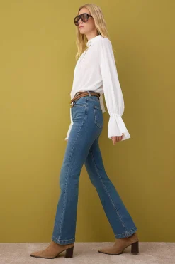 Trendyol Vaqueros acampanados^Mujer Jeans|Pantalones