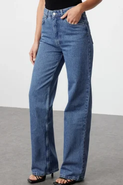 Trendyol Vaqueros anchos^Mujer Jeans|Pantalones