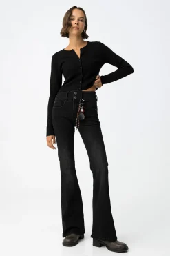 Tiffosi Vaqueros Double Up Flare^Mujer Jeans