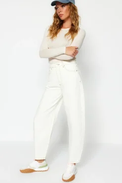Trendyol Vaqueros tipo barrel^Mujer Jeans|Pantalones