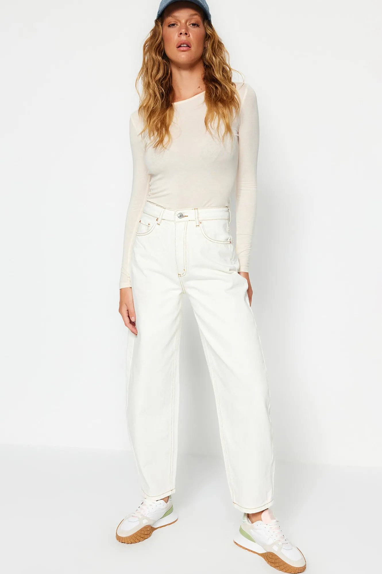 Trendyol Vaqueros tipo barrel^Mujer Jeans|Pantalones