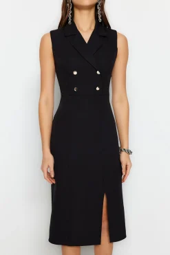 Trendyol Vestido ajustado midi^Mujer Vestidos Y Monos