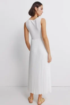 Springfield Vestido bimateria^Mujer Vestidos Y Monos