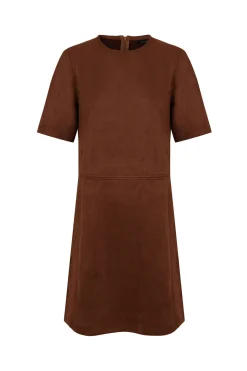 Cortefiel Vestido corto ante^Mujer Vestidos Y Monos