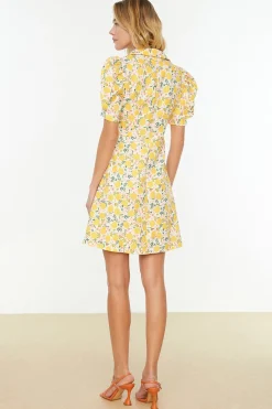 Trendyol Vestido corto cuello camisero^Mujer Vestidos Y Monos