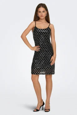 Only Vestido corto de lentejuelas^Mujer Vestidos Y Monos