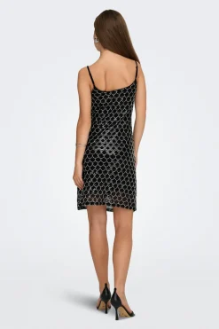 Only Vestido corto de lentejuelas^Mujer Vestidos Y Monos