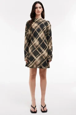 Topshop Vestido corto de manga larga.^Mujer Vestidos Y Monos